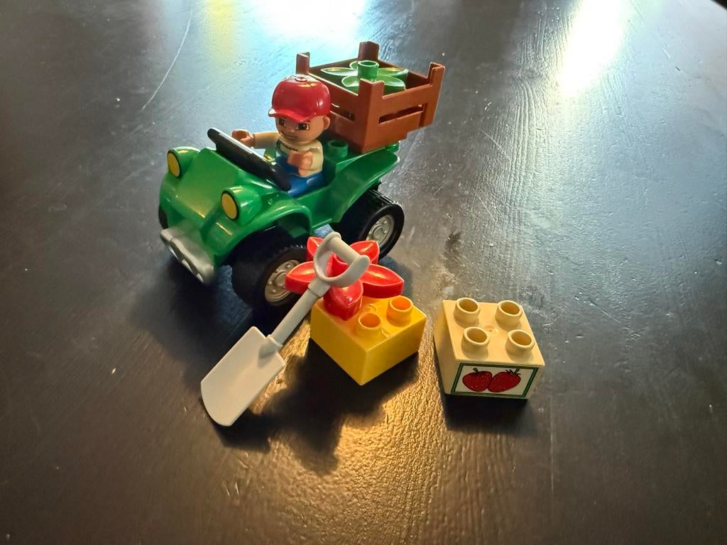 LEGO Duplo Vierwielige boerderij motor (set 5645), Gebruikt, Ophalen of Verzenden, Compleet, Duplo