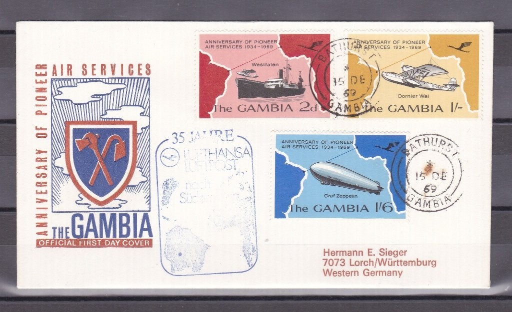 1e dag Gambia 1969, Ophalen of Verzenden, Beschreven, Rest van de wereld