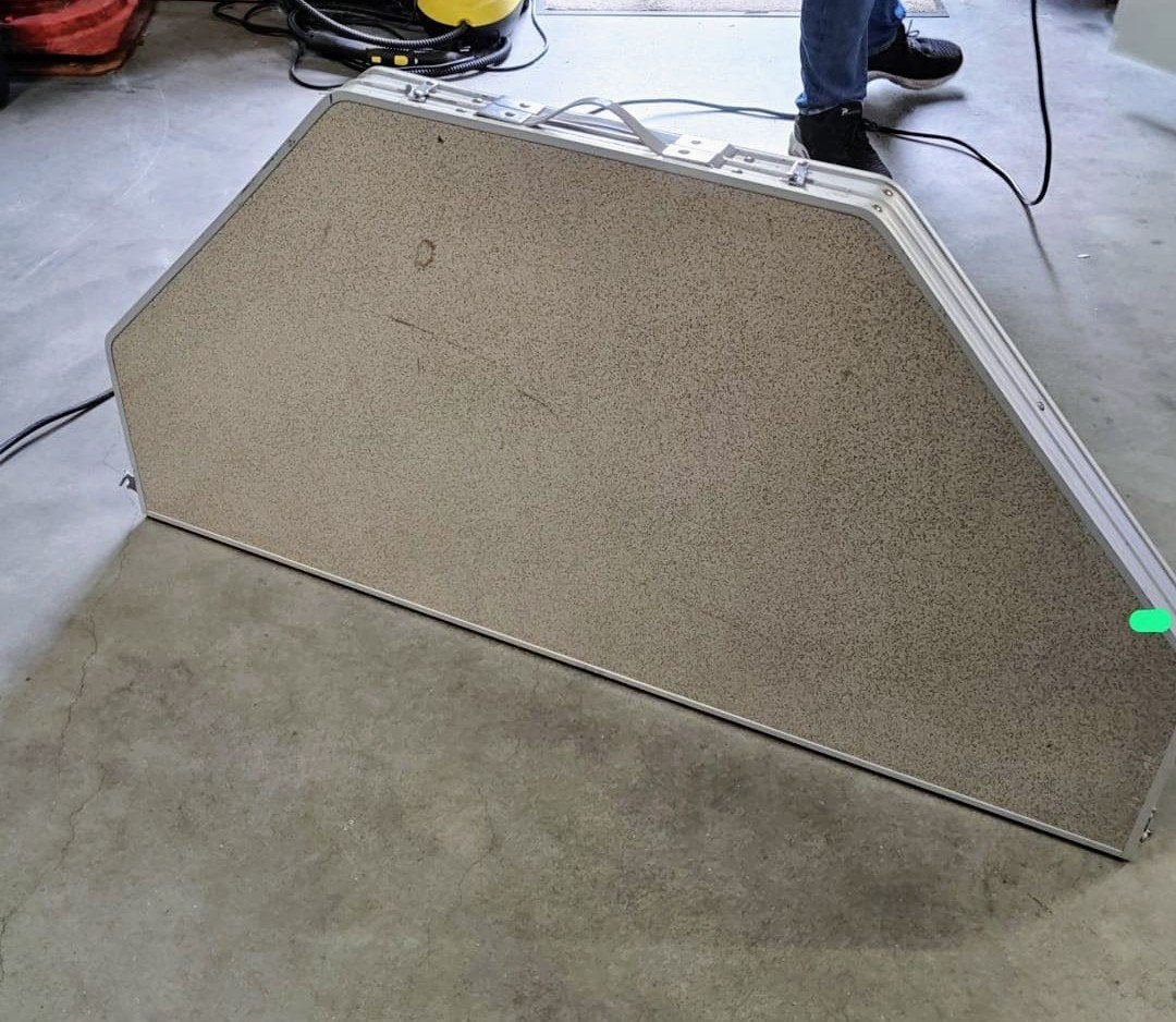 Opvouwbare Hexagon Campingtafel, Ophalen, Gebruikt, Campingtafel
