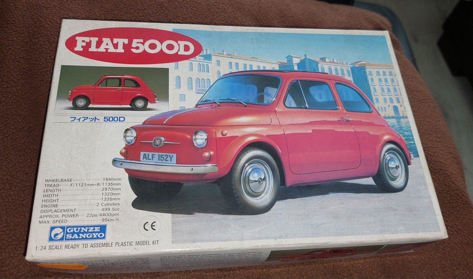 Bouwdoos Fiat 500D
Nieuw in doos, Overige merken, Auto, Groter dan 1:32, Nieuw