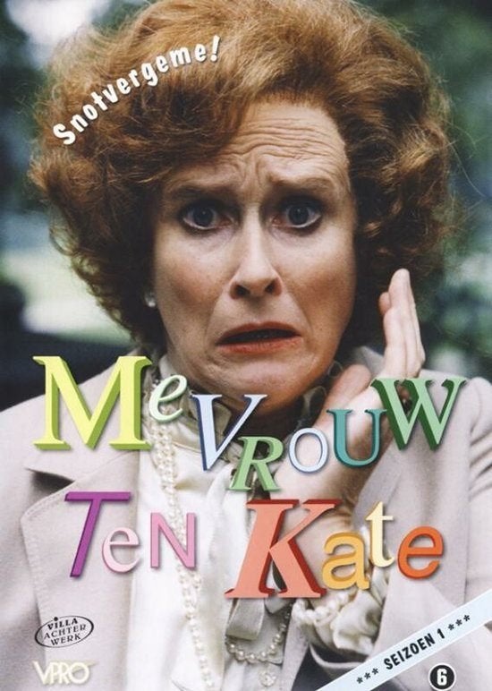 Mevrouw Ten Kate - Seizoen 1 - DVD - VPRO TV-Serie, Seizoen 1, Alle leeftijden, Zo goed als nieuw, Komedie