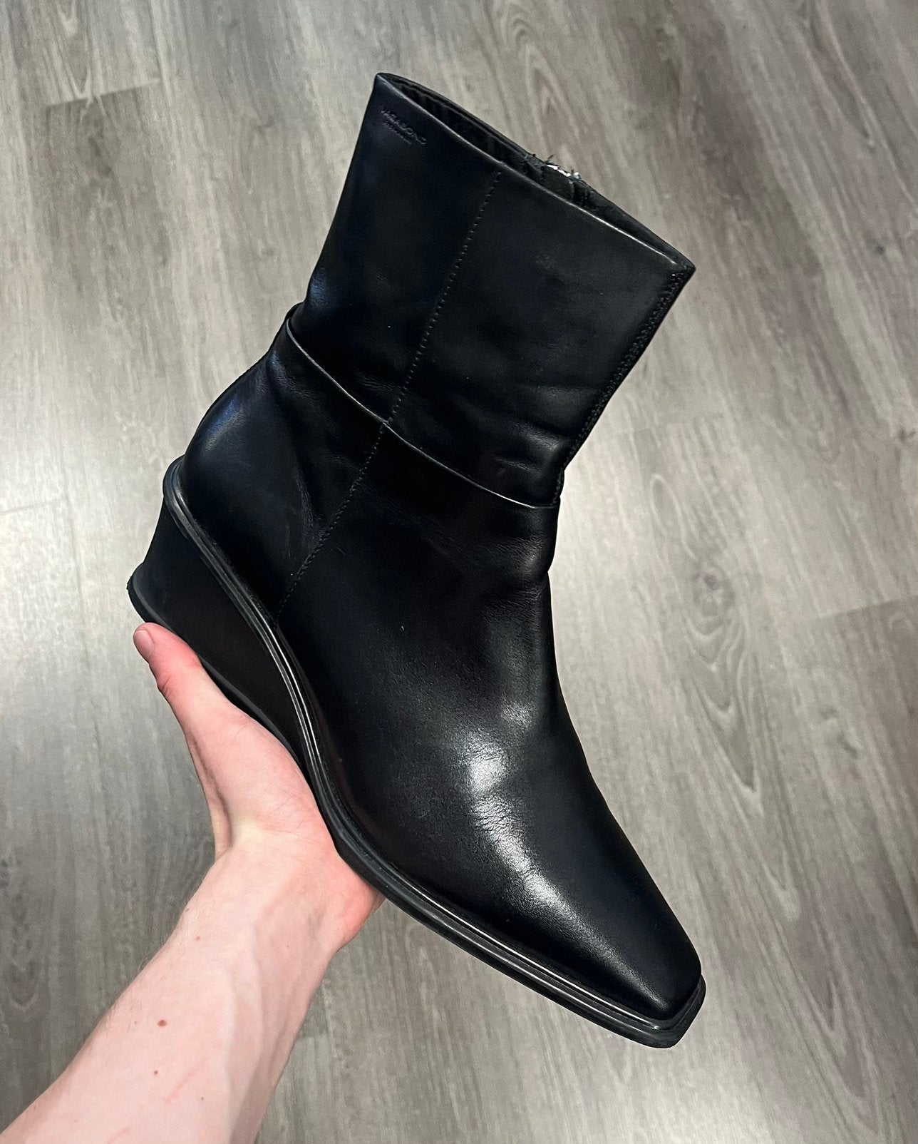 Vagabond Shoemakers Aino lederen boots zwart - Maat 41, Ophalen of Verzenden, Zo goed als nieuw, Zwart, Lage of Enkellaarzen