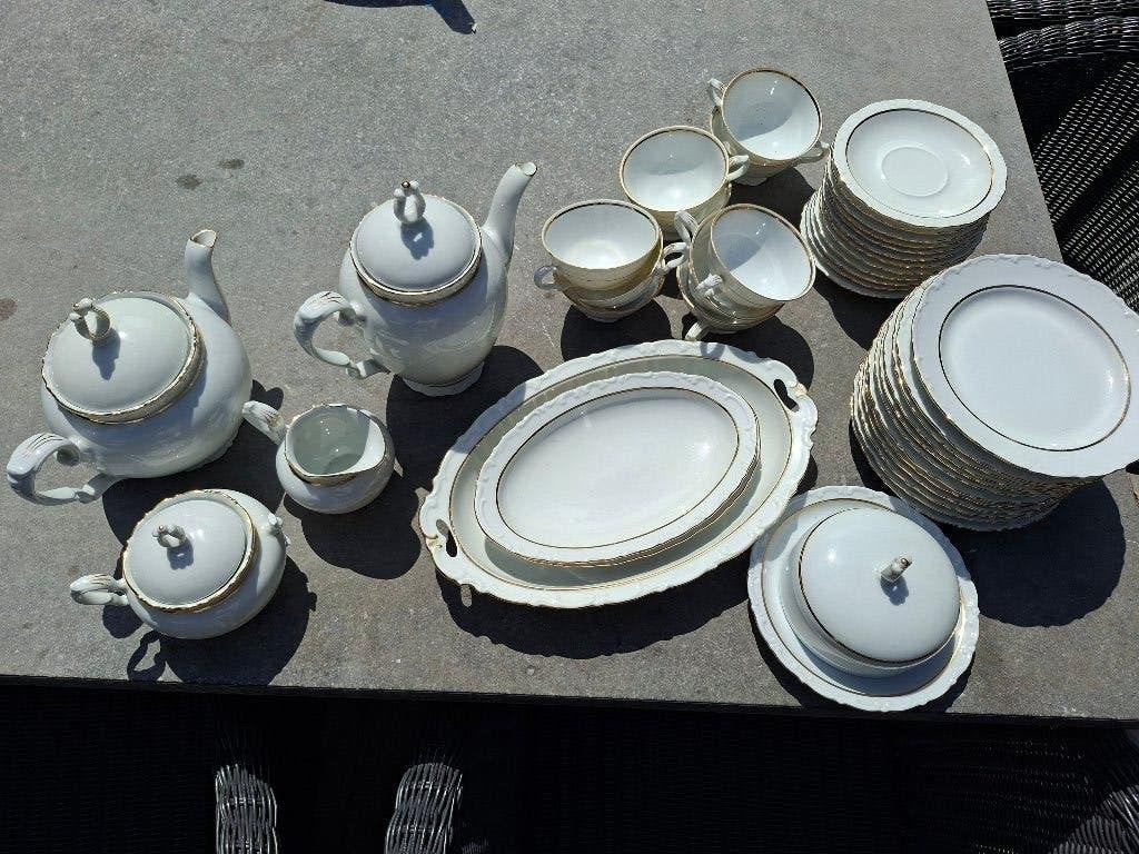 oud servies, Ophalen