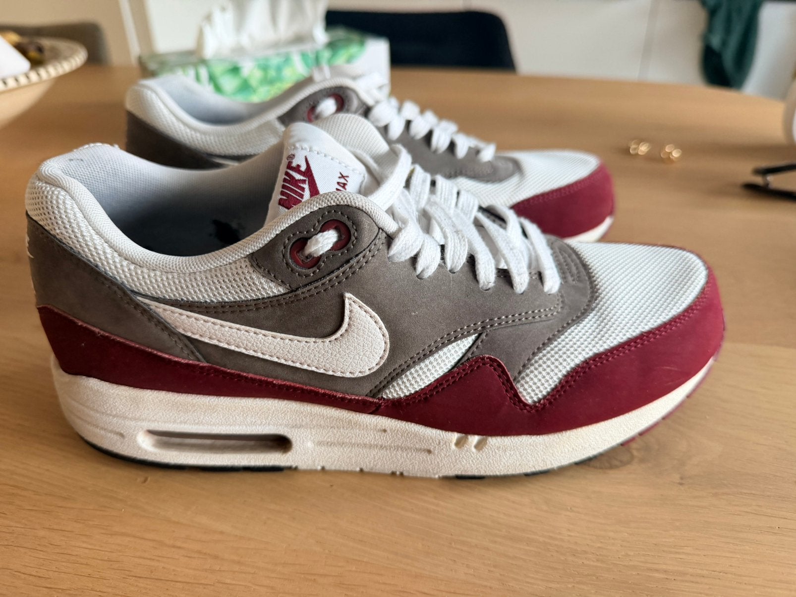 Nike air max 1 ‘86 OG golf team red white maat 40,5, Kleding | Heren, Wit, Ophalen of Verzenden, Sneakers of Gympen, Zo goed als nieuw