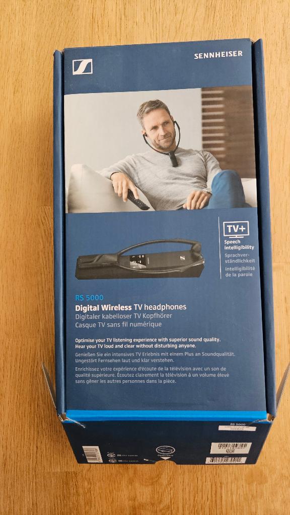 Sennheiser RS 5000 TV hoofdtelefoon, Audio, Tv en Foto, Koptelefoons, Sennheiser, Ophalen of Verzenden, Zo goed als nieuw, Over oor (circumaural)