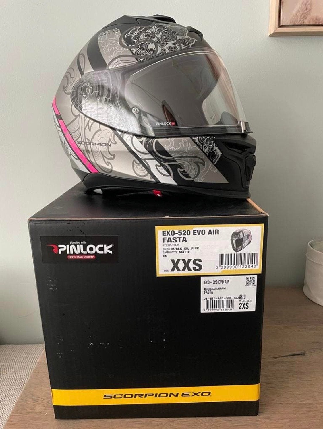 Scorpion EXO-520 EVO Air Fasta helm - XXS, XXS, Integraalhelm, Dames, Tweedehands