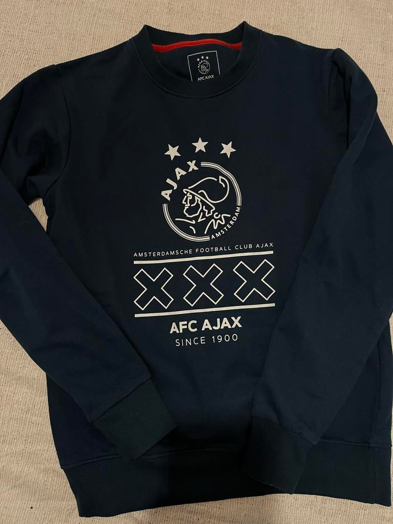 Ajax sweater maat M, Ophalen of Verzenden, Zo goed als nieuw, Maat 48/50 (M), Blauw