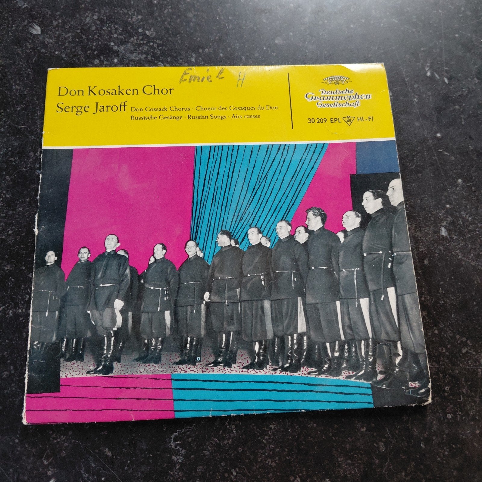 Don Kosaken Chor Serge Jaroff - Russische Gezangen EP, Gebruikt, Overige componisten, 7 inch, Ophalen of Verzenden
