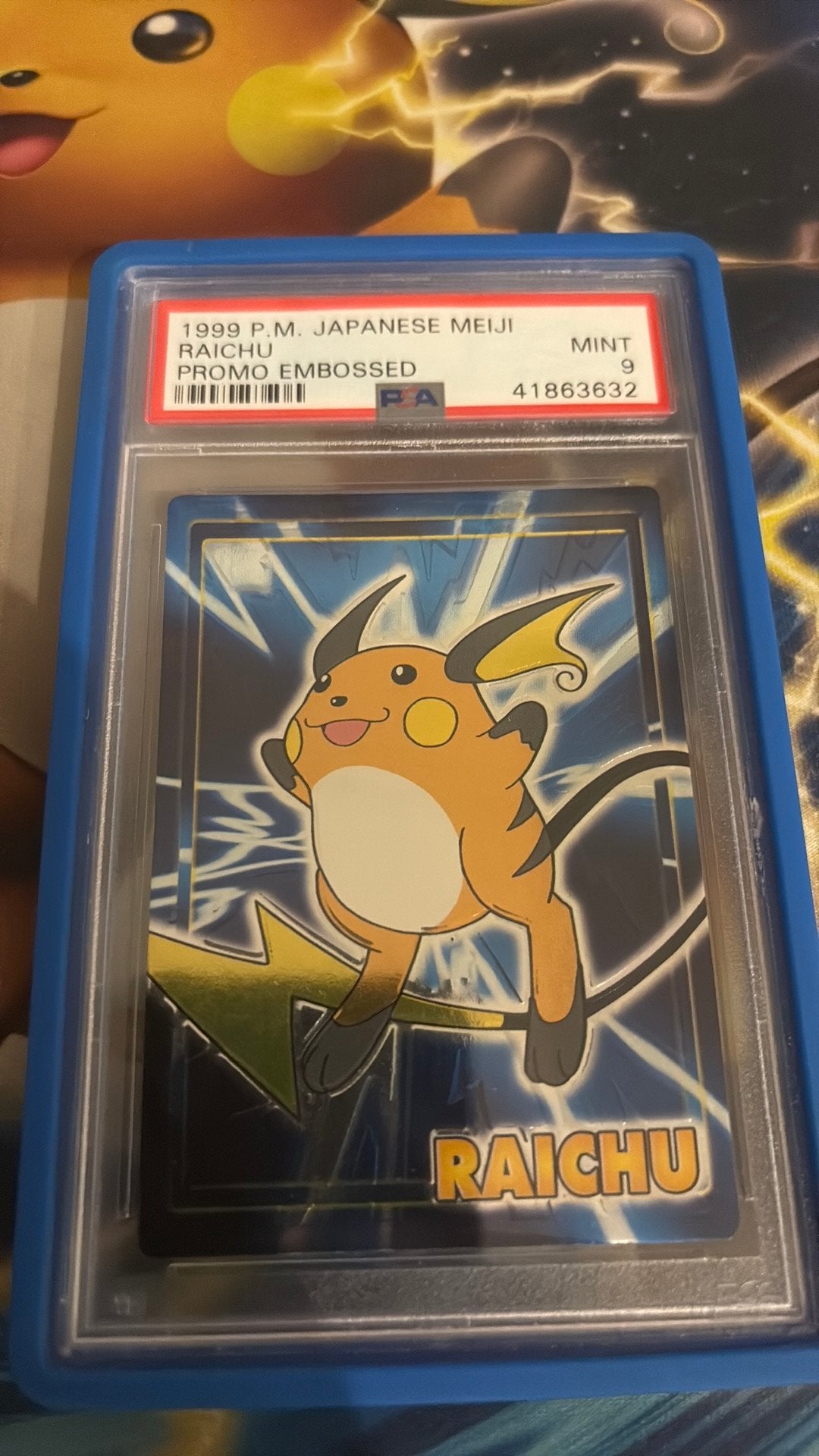 Raichu meiji psa 9, Ophalen of Verzenden, Zo goed als nieuw