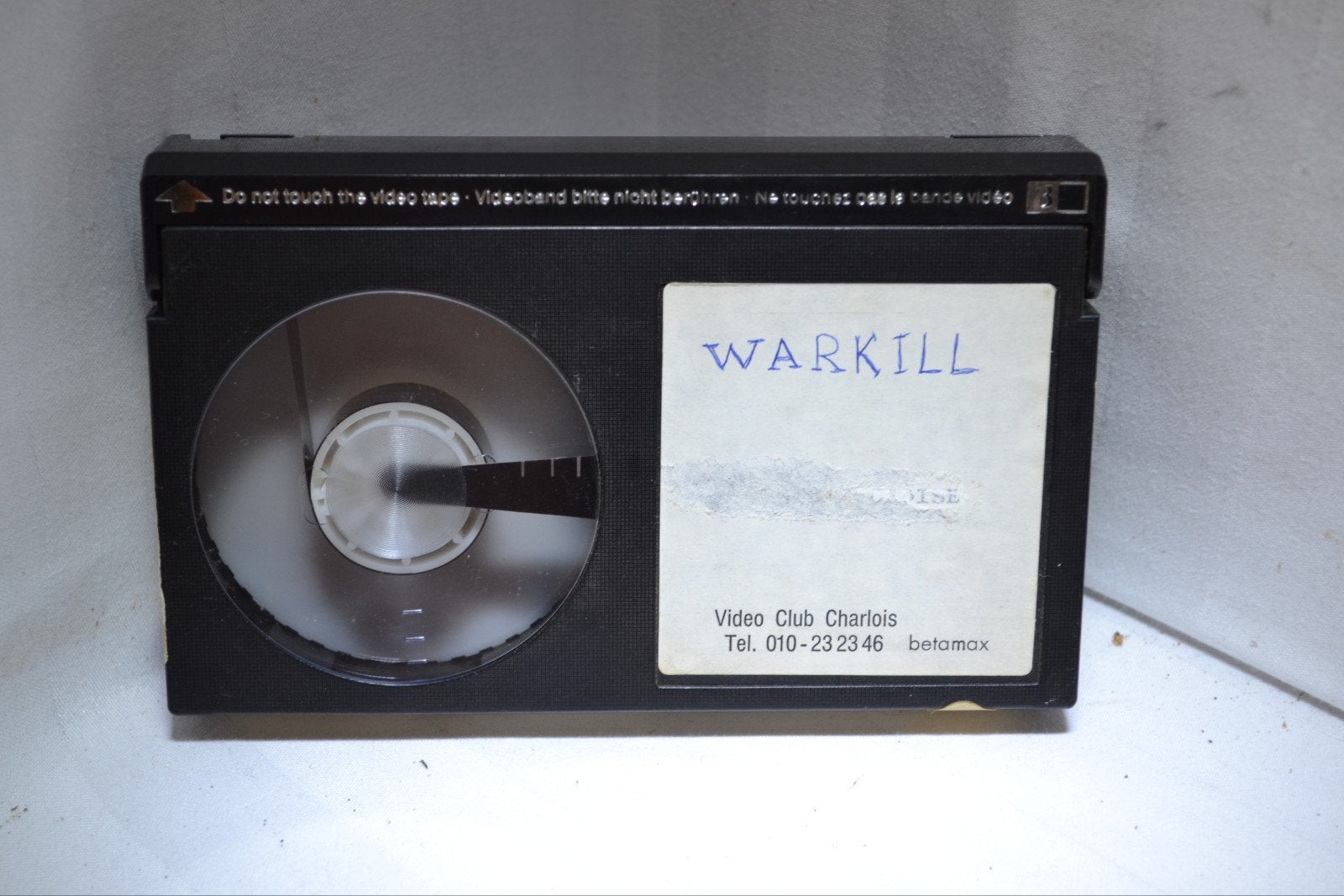Warkill Betamax - Video Club Charlois, Cd's en Dvd's, Ophalen of Verzenden, Gebruikt, Betamax