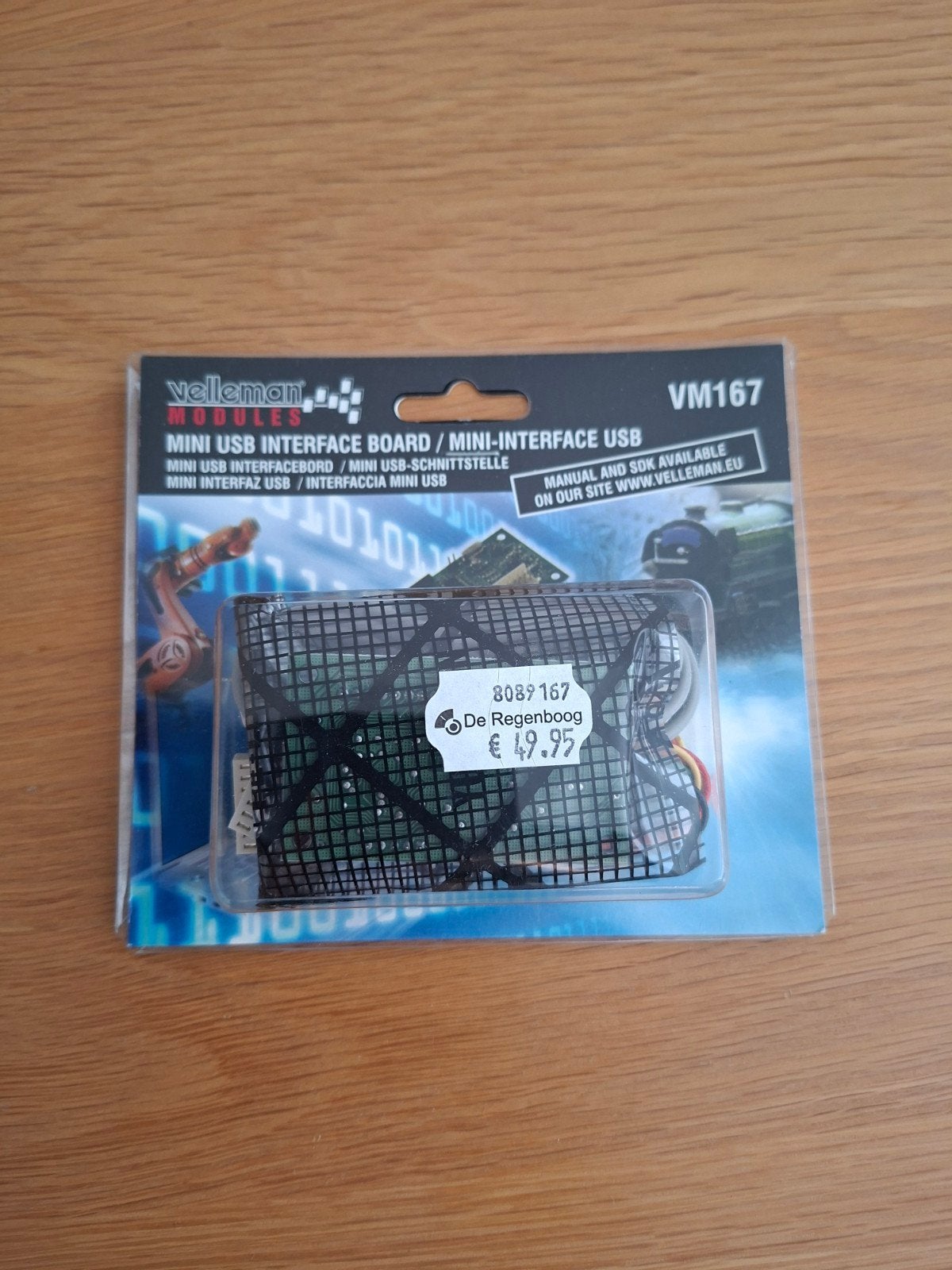 Velleman VM167 Mini USB Interface Board Nieuw, Hobby en Vrije tijd, Elektronica-componenten, Ophalen of Verzenden, Nieuw