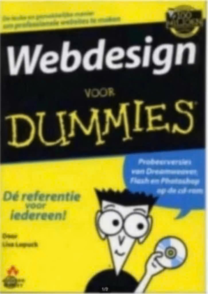 Webdesign voor Dummies, Ophalen of Verzenden, Zo goed als nieuw, Internet of Webdesign