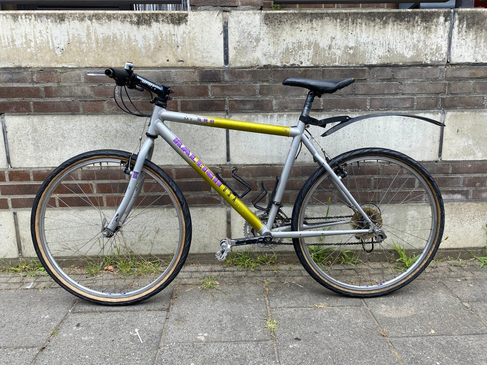 Raleigh MT 500 Aluminium ~ Shimano Deore LX, Fietsen en Brommers, Fietsen | Mountainbikes en ATB, Gebruikt, Velgrem, 49 tot 53 cm