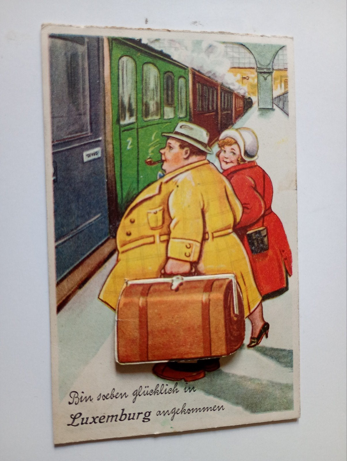 Luxemburg Leporellokaart, Ophalen of Verzenden, Gelopen, België en Luxemburg