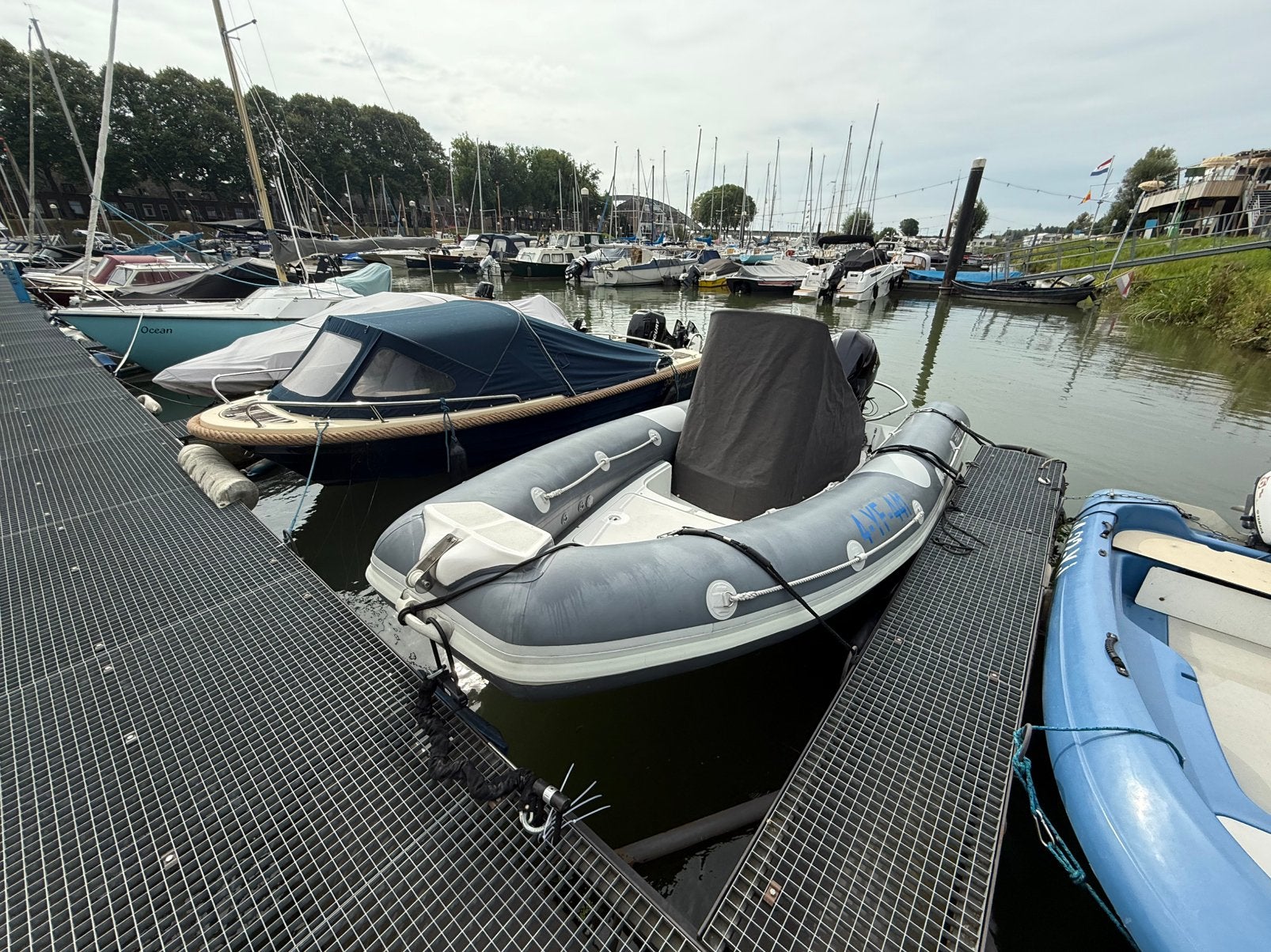 Nederlandse gebouwde Rib 5.1 (2020) hypalon 115pk (2024), Ophalen, Zo goed als nieuw