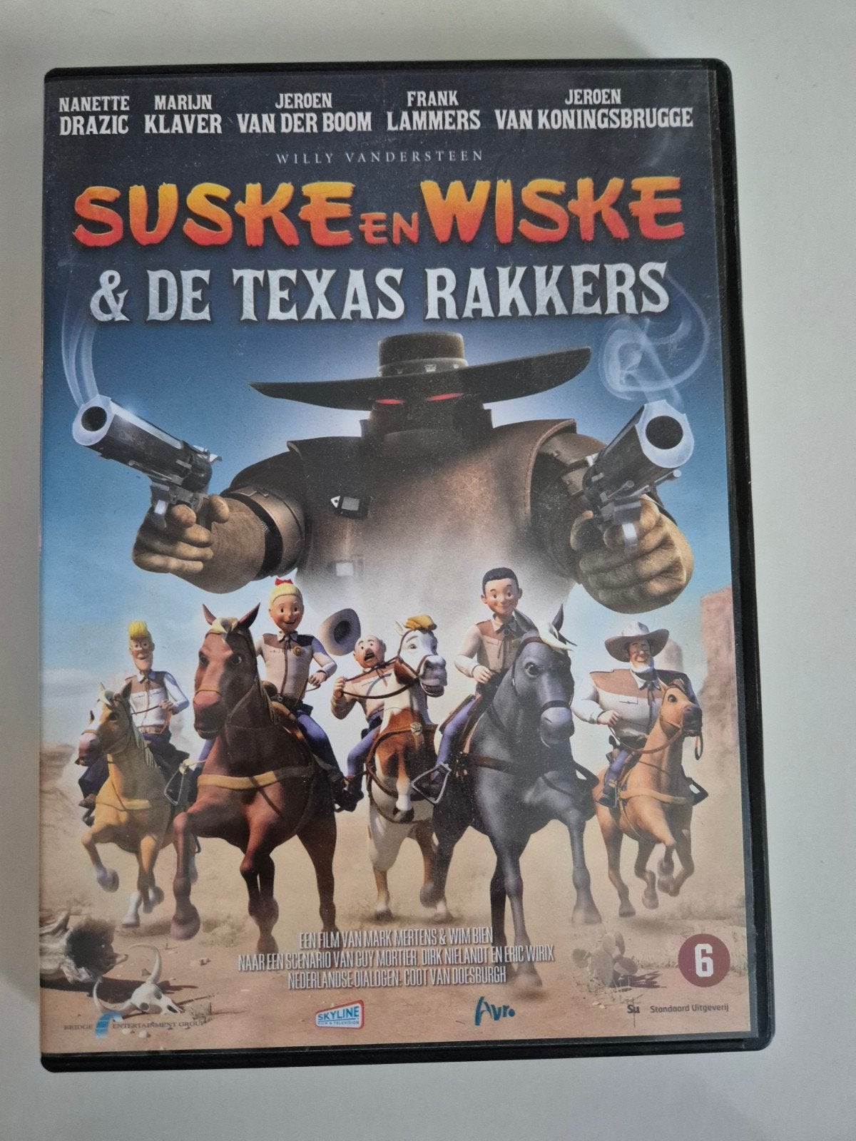 Suske en Wiske & De Texas Rakkers DVD, Europees, Nederlands, Animatie, Ophalen of Verzenden