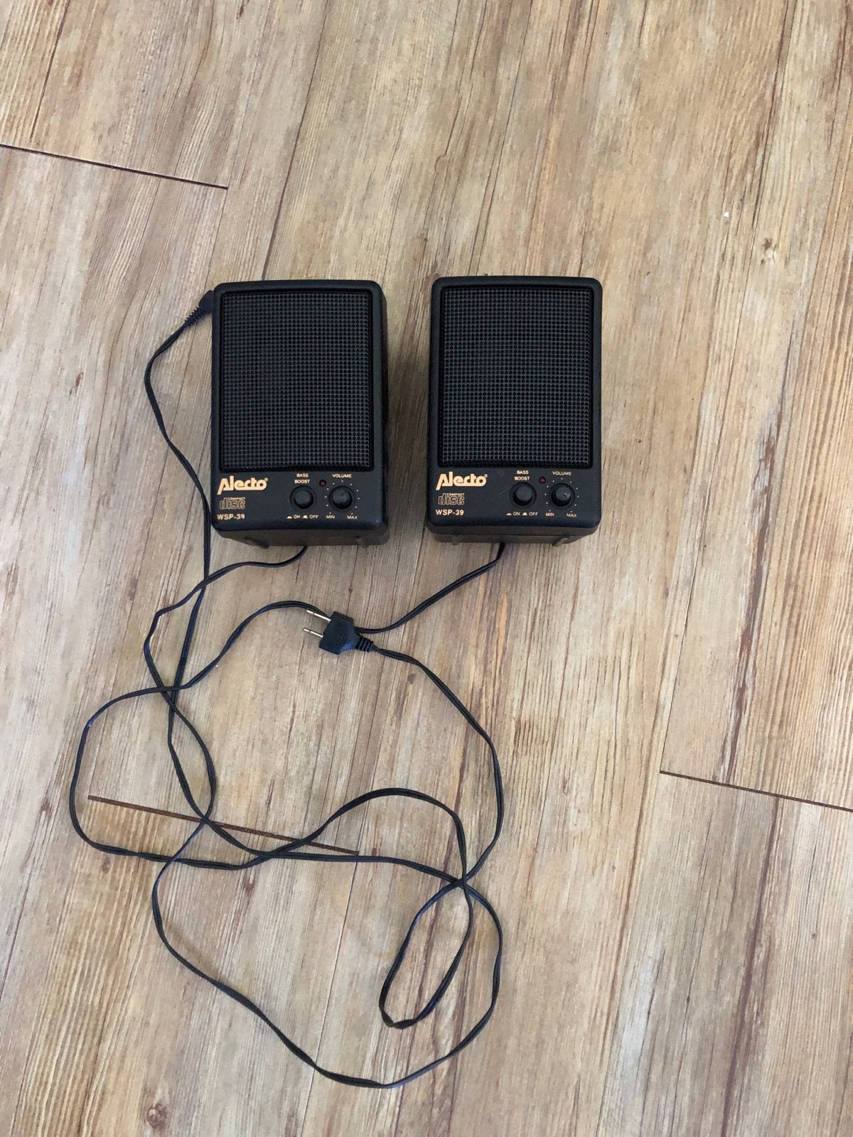 Alecto WSP-21 speakerset - Compact en functioneel, Overige merken, Gebruikt, Speakerset, Ophalen of Verzenden