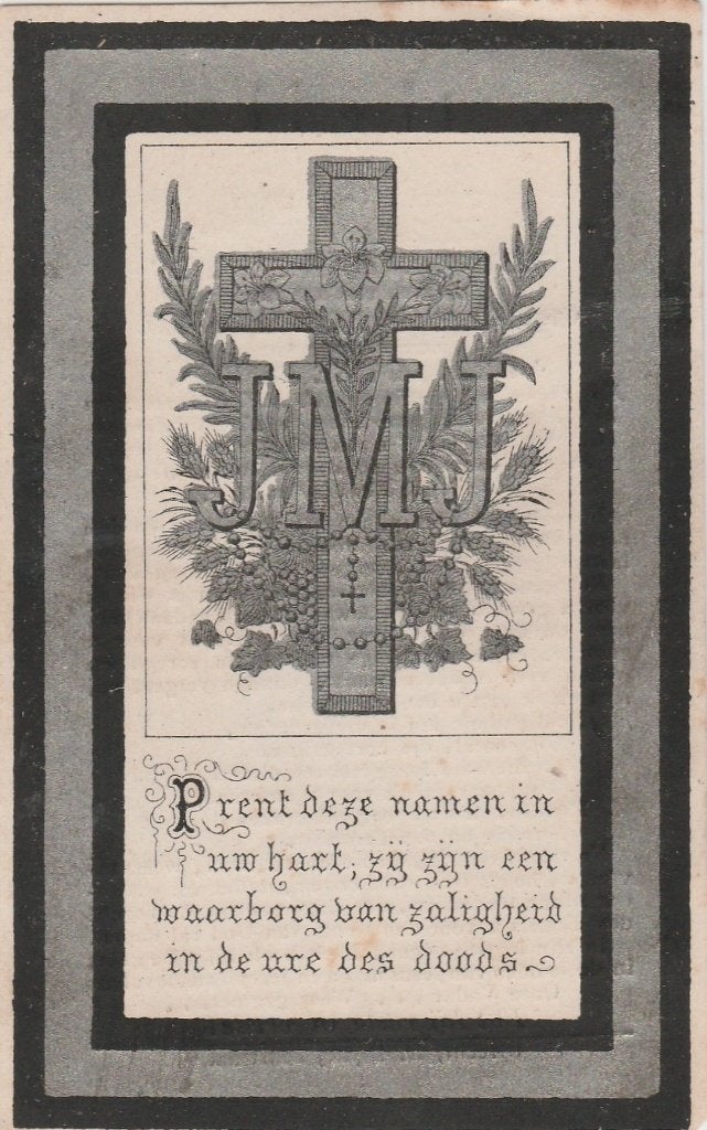 georg müller-utrecht 1887, Verzamelen, Ophalen of Verzenden, Bidprentje