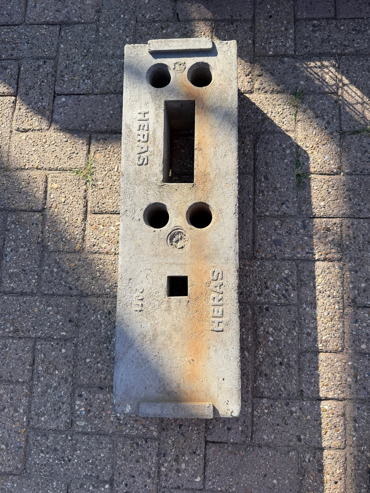 2 Heras bouwhekvoeten voor bouwhek, Ophalen