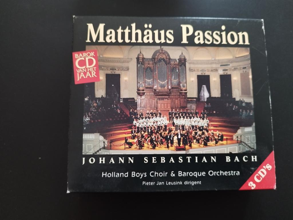 Matthäus Passion drie cd's, Cd's en Dvd's, Cd's | Klassiek, Ophalen of Verzenden, Barok, Zo goed als nieuw