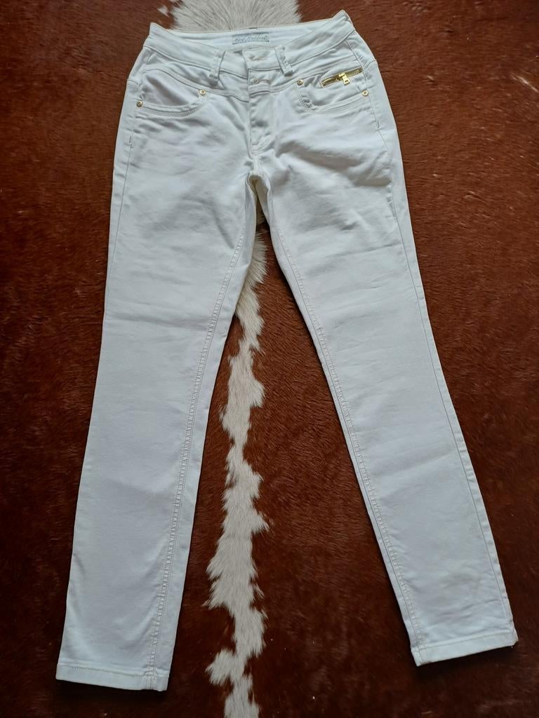 Red Button jeans creme, Ophalen of Verzenden, Zo goed als nieuw, Beige, Lang