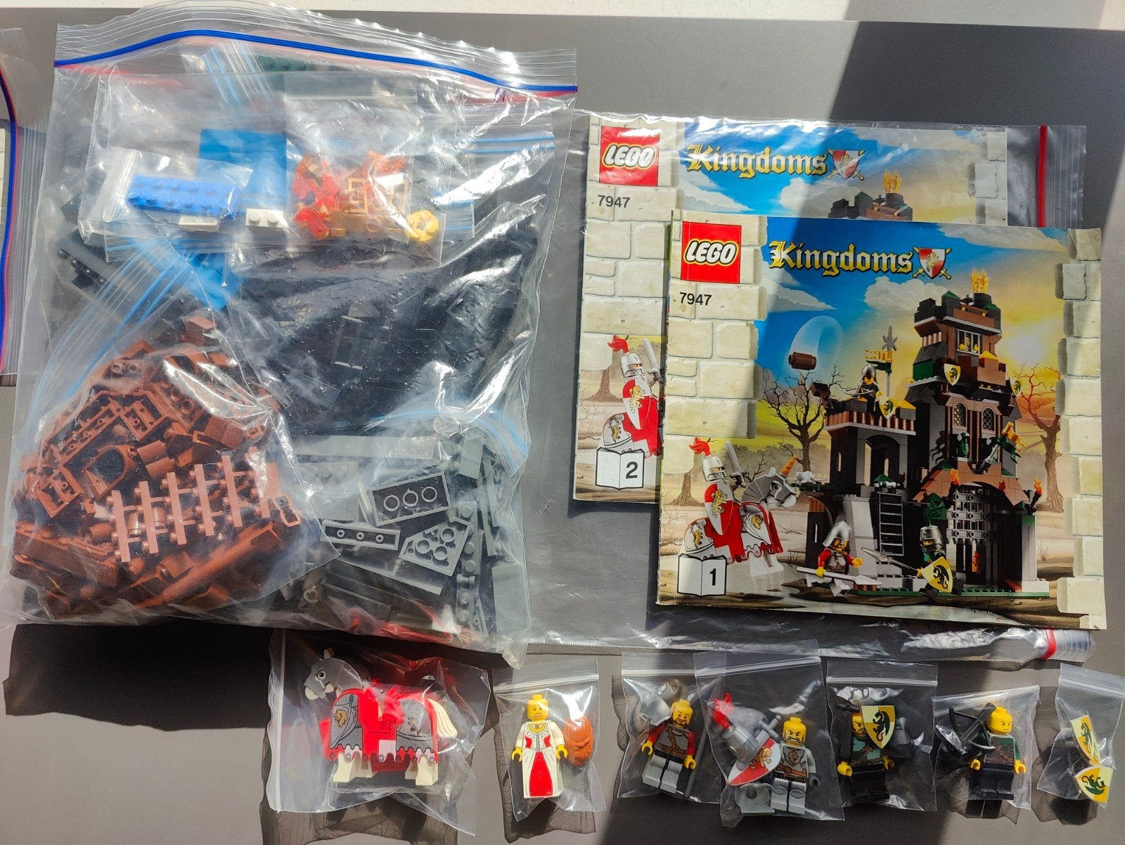 Lego 7947 Kingdoms voor een medisch goed doel!, Kinderen en Baby's, Lego, Ophalen of Verzenden, Zo goed als nieuw, Inclusief instructies