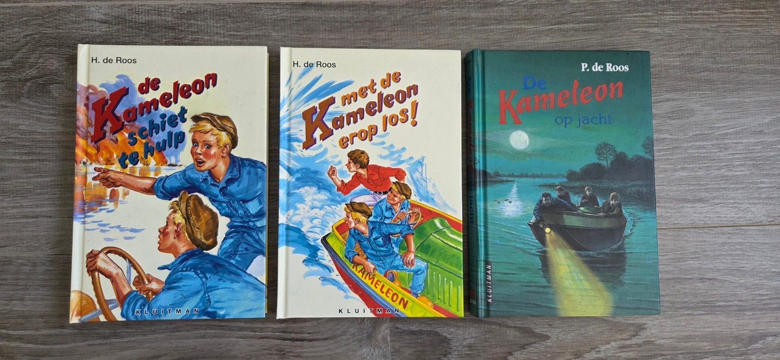 Schippers van de Kameleon - 3 boeken in goede staat, Boeken, Ophalen of Verzenden, Gelezen, H. de Roos, Fictie algemeen
