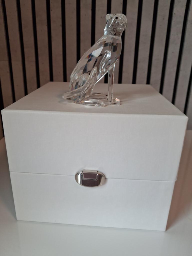 Swarovski Kristallen Cheetah Beeldje, Ophalen of Verzenden, Zo goed als nieuw, Figuurtje