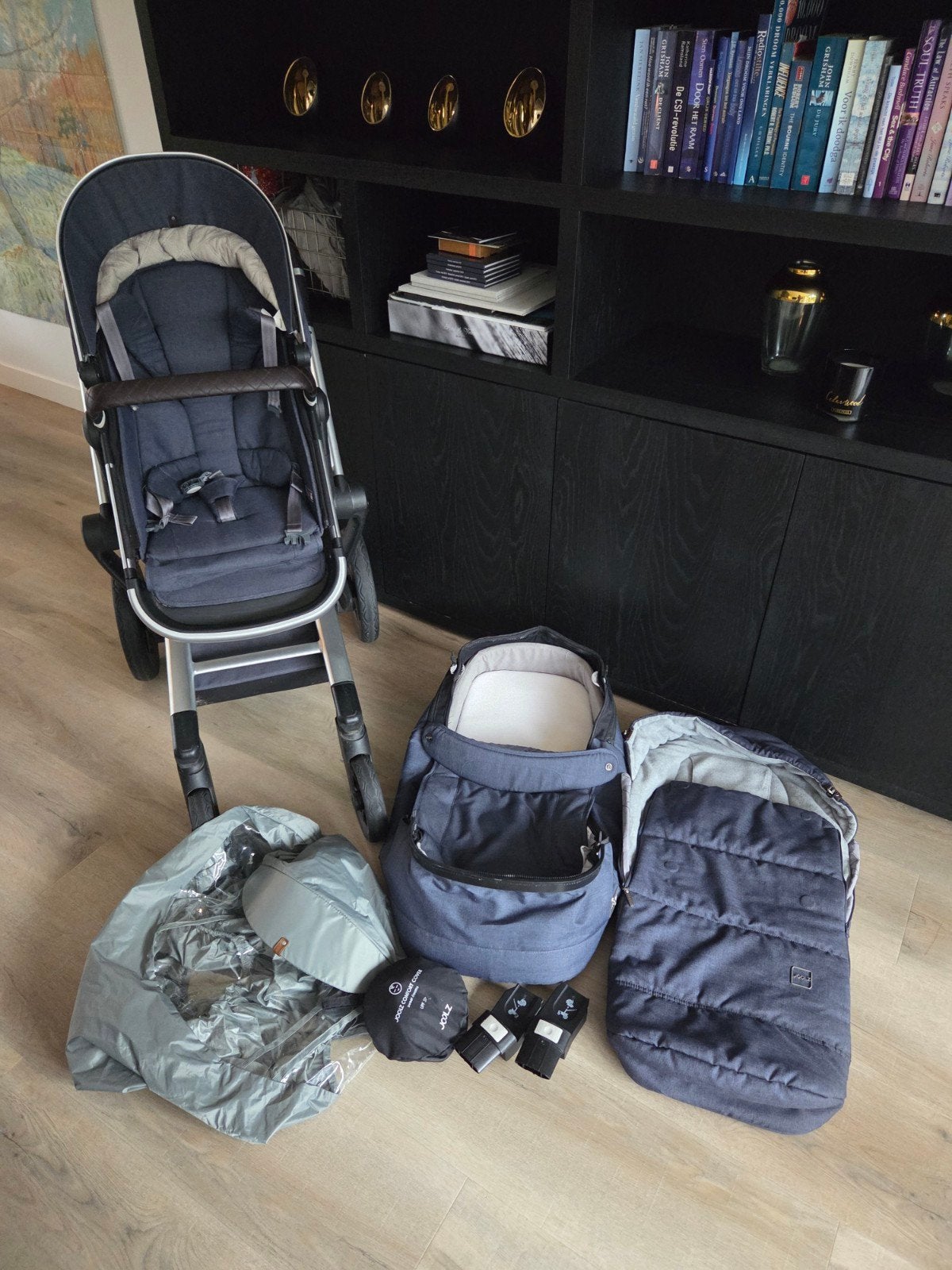Joolz Day+ kinderwagen met reiswieg en accessoires, Ophalen, Zo goed als nieuw, Overige merken, Met reiswieg