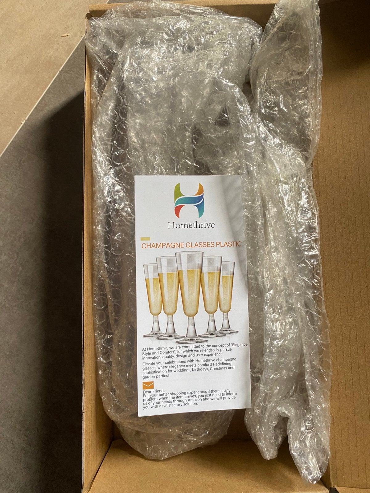 Plastic champangneglazen, Ophalen of Verzenden, Zo goed als nieuw
