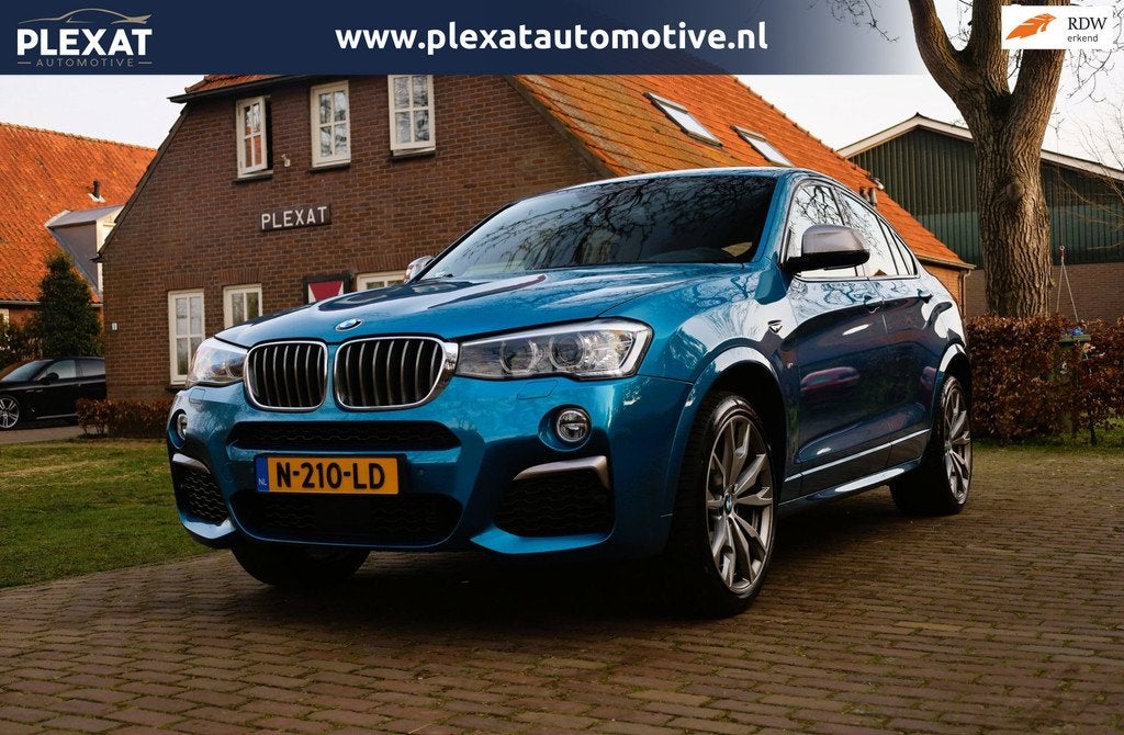 BMW X4 M40i Centennial High Executive Aut. | Dealeronderhoud, Automaat, Gebruikt, 2000 kg, Blauw