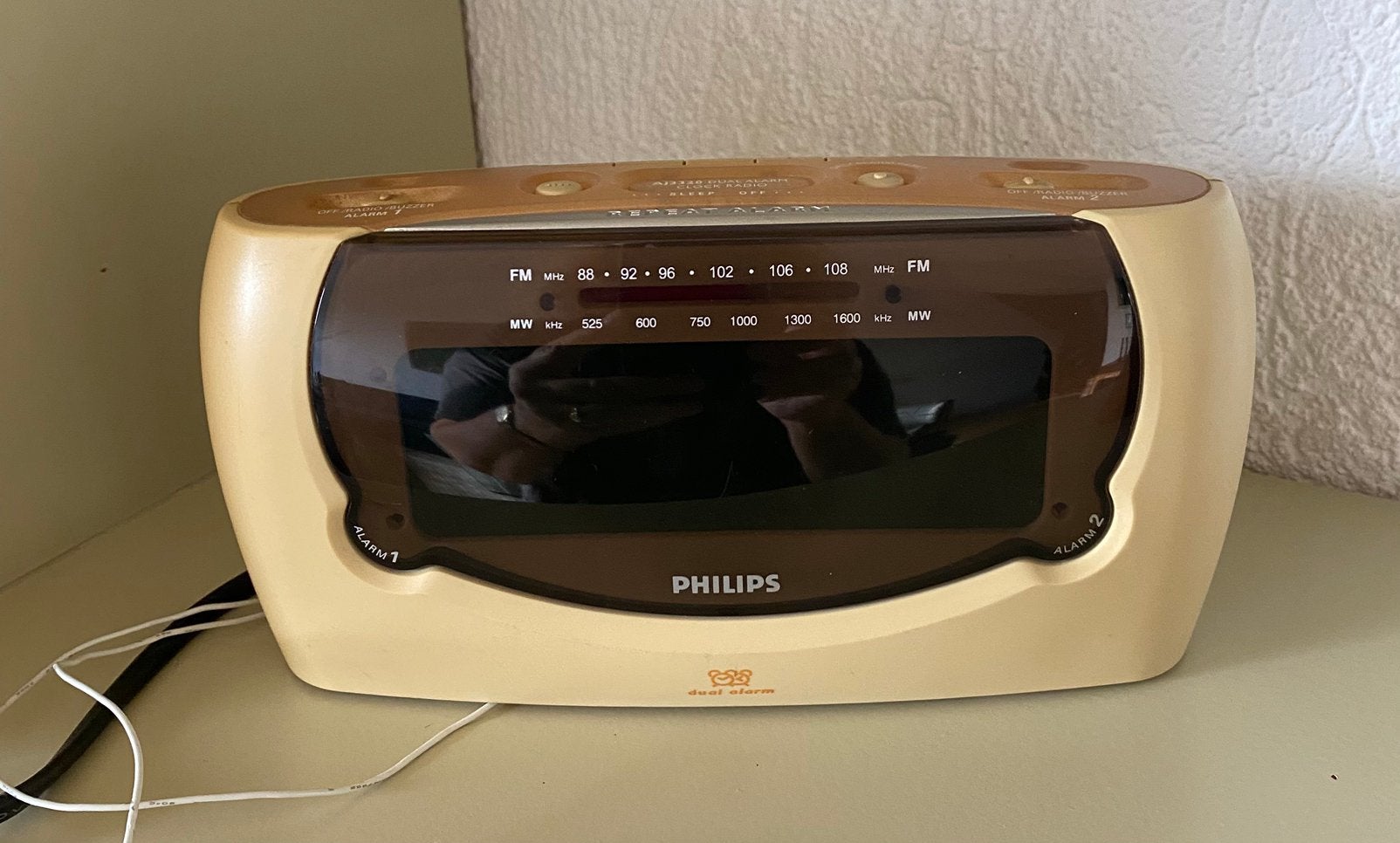vintage Philips wekkerradio, Ophalen of Verzenden, Gebruikt, Analoog