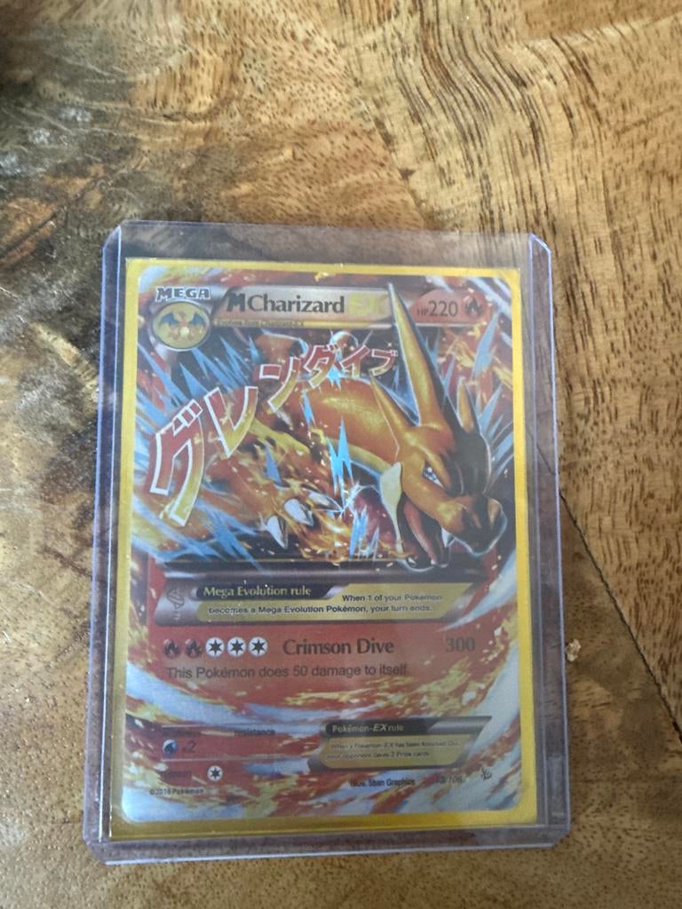 Pokémon M Charizard EX Kaart - Zeldzaam en Krachtig, Hobby en Vrije tijd, Verzamelkaartspellen | Pokémon, Ophalen of Verzenden