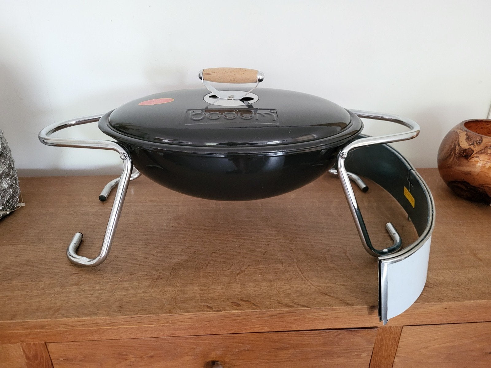 Bodum Houtskool Barbecue - Zwart/Chroom, Ophalen, Nieuw, Bodum