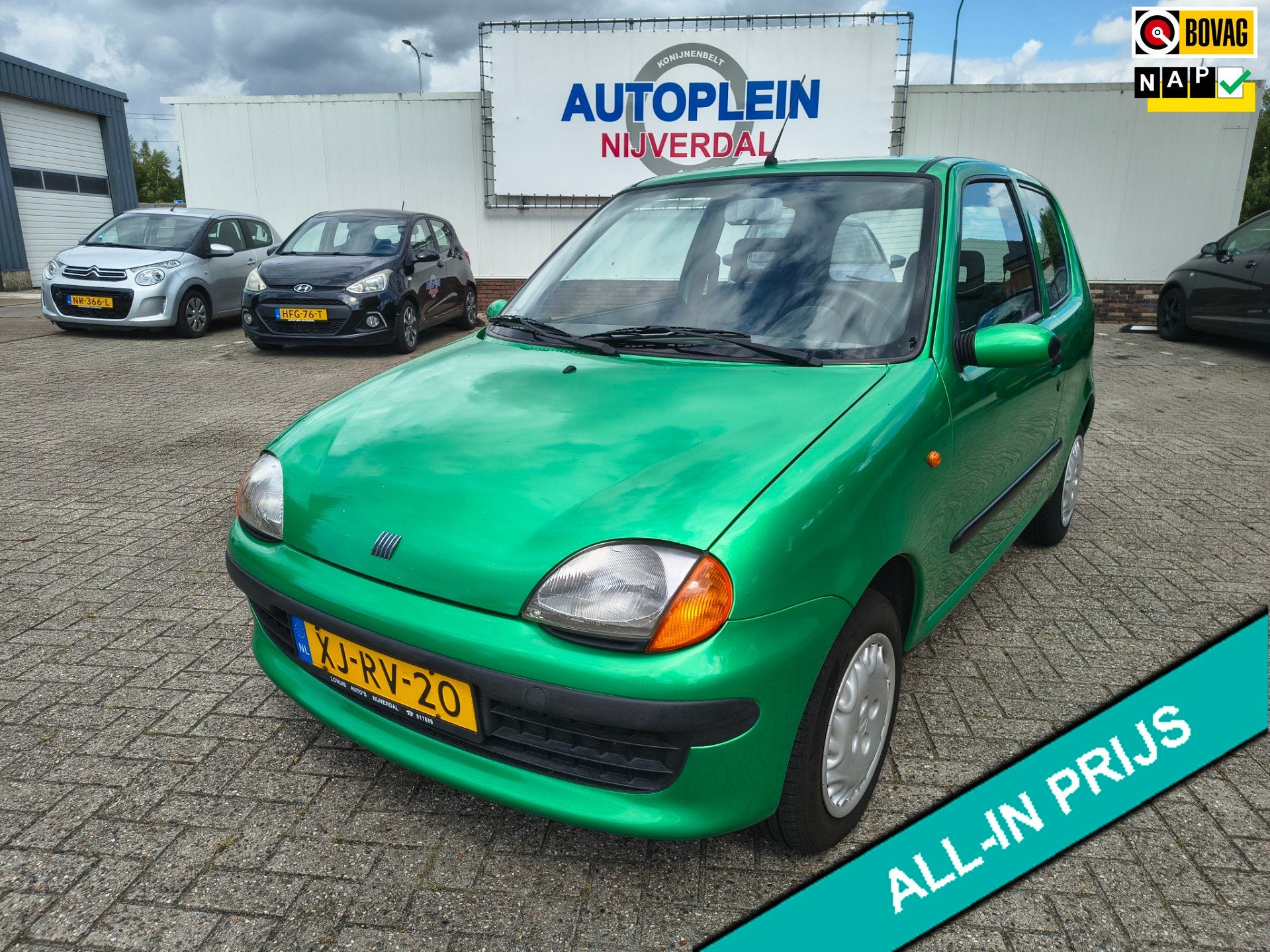 Fiat Seicento 900 ie SX, Auto's, Fiat, Stof, 899 cc, Handgeschakeld, 705 kg