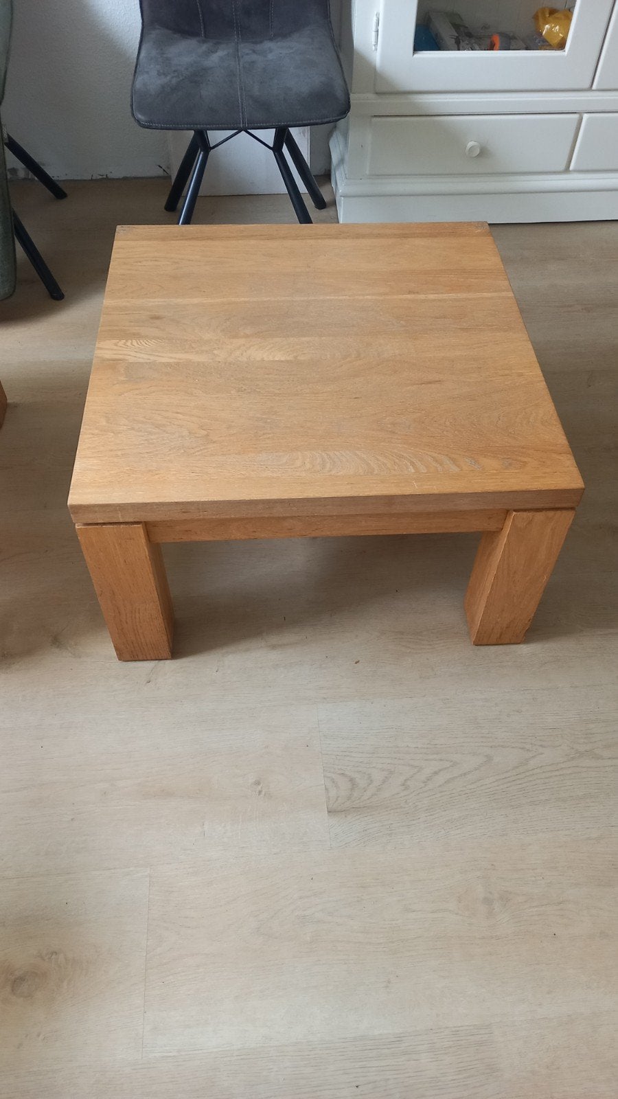 eiken salontafel, Ophalen, Rechthoekig, 50 tot 100 cm, 50 tot 100 cm