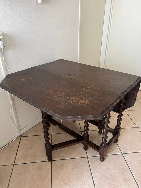 hangoortafel met 2 stoelen, Antiek en Kunst, Ophalen