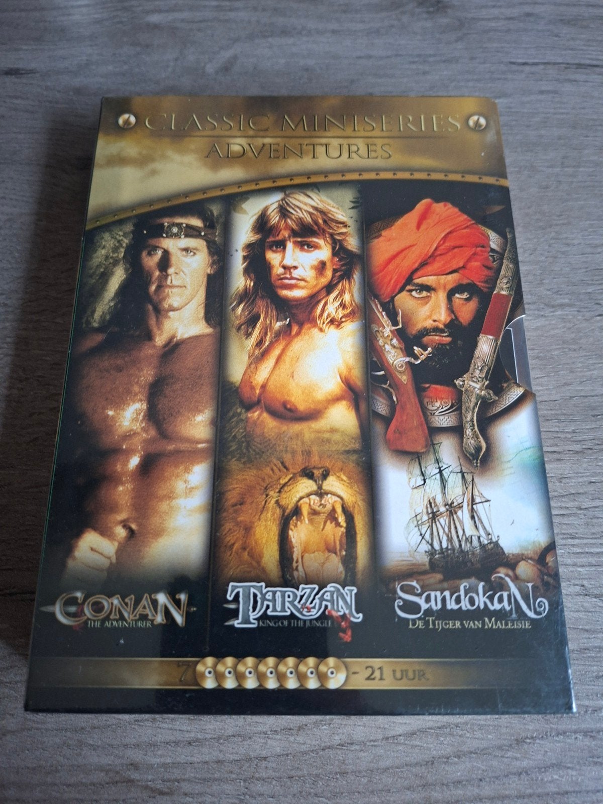 Classic Miniseries Adventures: Conan, Tarzan, Sandokan DVD, Ophalen, Nederlands, Nieuw in verpakking, Vanaf 12 jaar