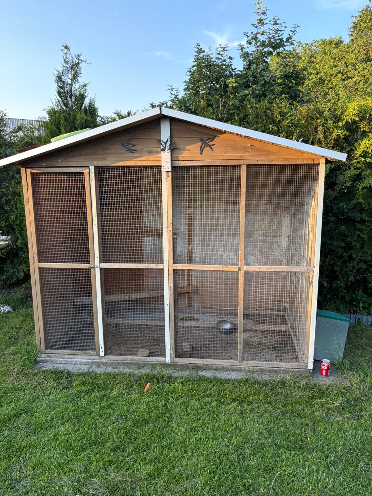 Voilere tw koop, Ophalen of Verzenden, Gebruikt, Hout, Vogelkooi