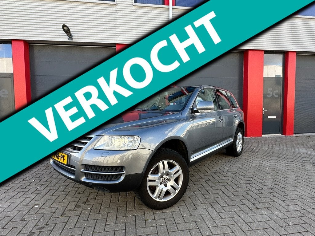 Volkswagen Touareg 3.2 V6 Aut. Nw Apk , Leder , Luchtvering, Auto's, Volkswagen, Automaat, Gebruikt, 3189 cc, Leder