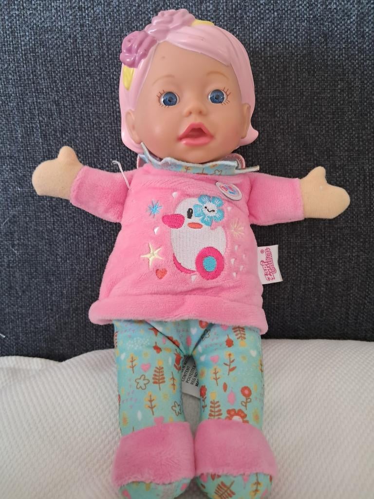 Zapf Feetje pop met roze kleding, Ophalen of Verzenden