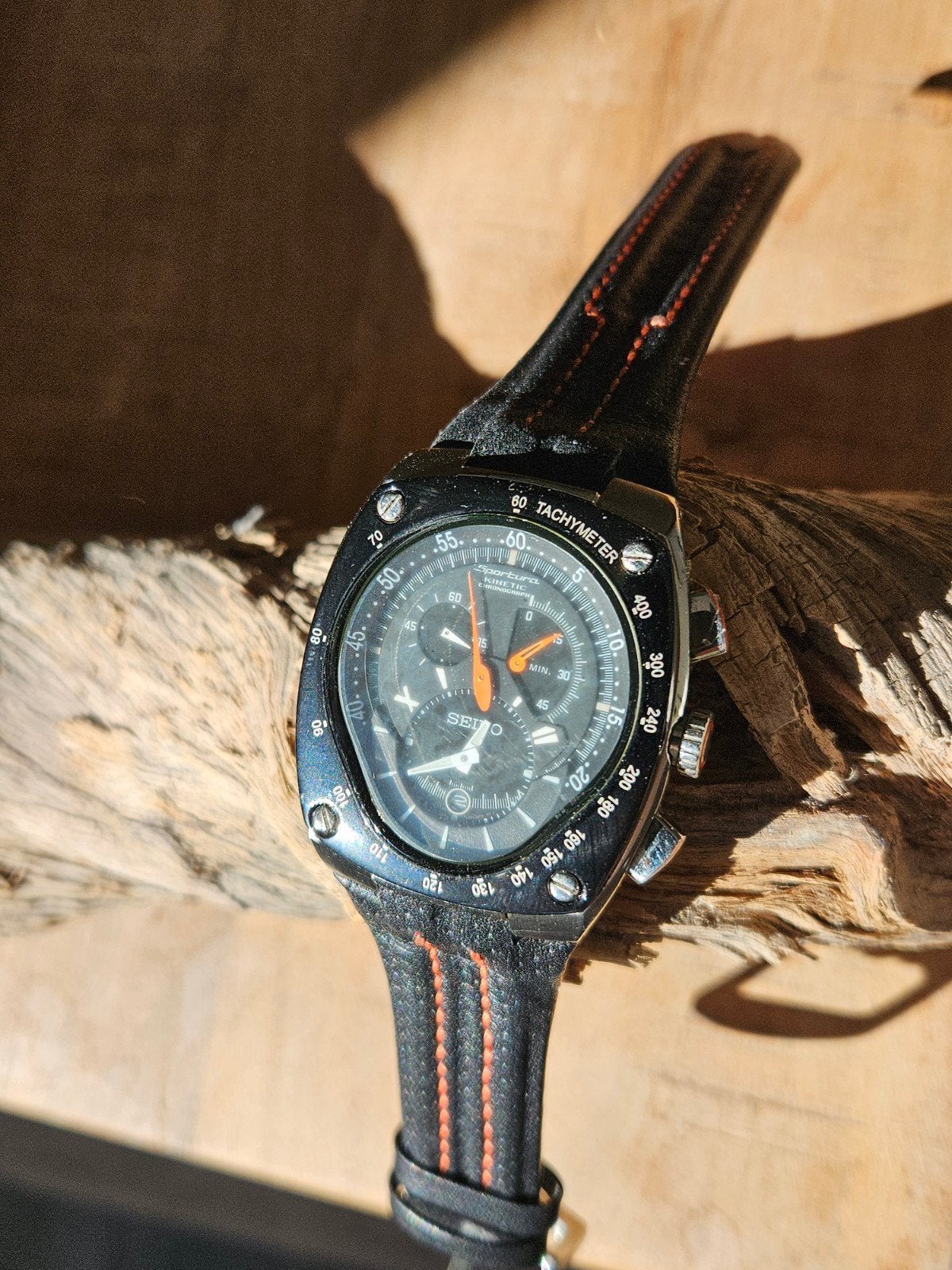 Seiko Sportura, Sieraden, Tassen en Uiterlijk, Ophalen of Verzenden, Gebruikt, Staal, Seiko