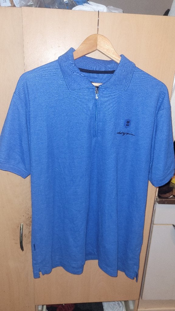 Wham heren polo XL, Kleding | Heren, Ophalen of Verzenden, Nieuw, Maat 56/58 (XL), Blauw