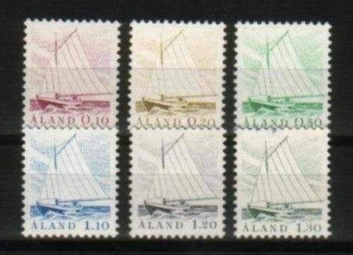 Aland 1-6 serie scheepjes, Verzenden, Finland, Postfris