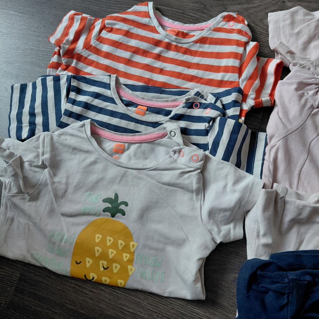 Leuk setje shirtjes maat 86, Kinderen en Baby's, Babykleding | Maat 86, Ophalen of Verzenden, Gebruikt, Meisje, Shirtje of Longsleeve