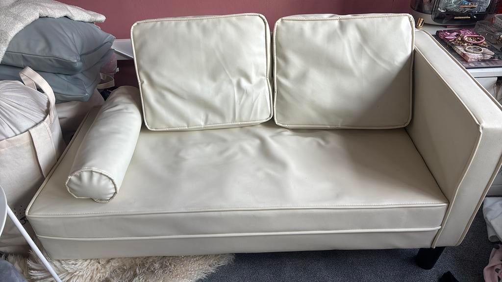 Loungebankje voor meidenkamer, Ophalen, Zo goed als nieuw, Rechthoekig