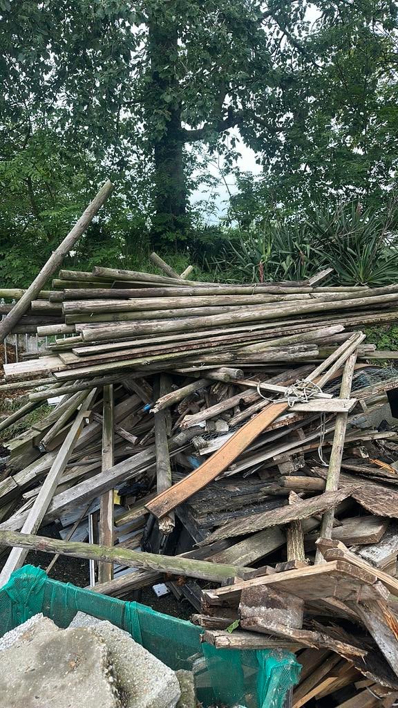 Gratis bouwhout/kachelhout zelf uitzoeken, Tuin en Terras, Minder dan 3 m³, Ophalen