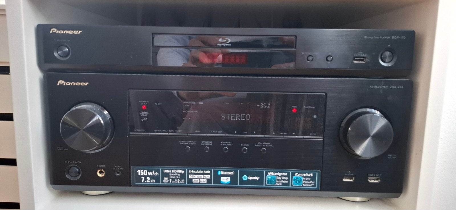 complete Pioneer / Quadral / Boston surround set, Audio, Tv en Foto, Gebruikt, Speakerset, Geschikt voor surround/home cinema