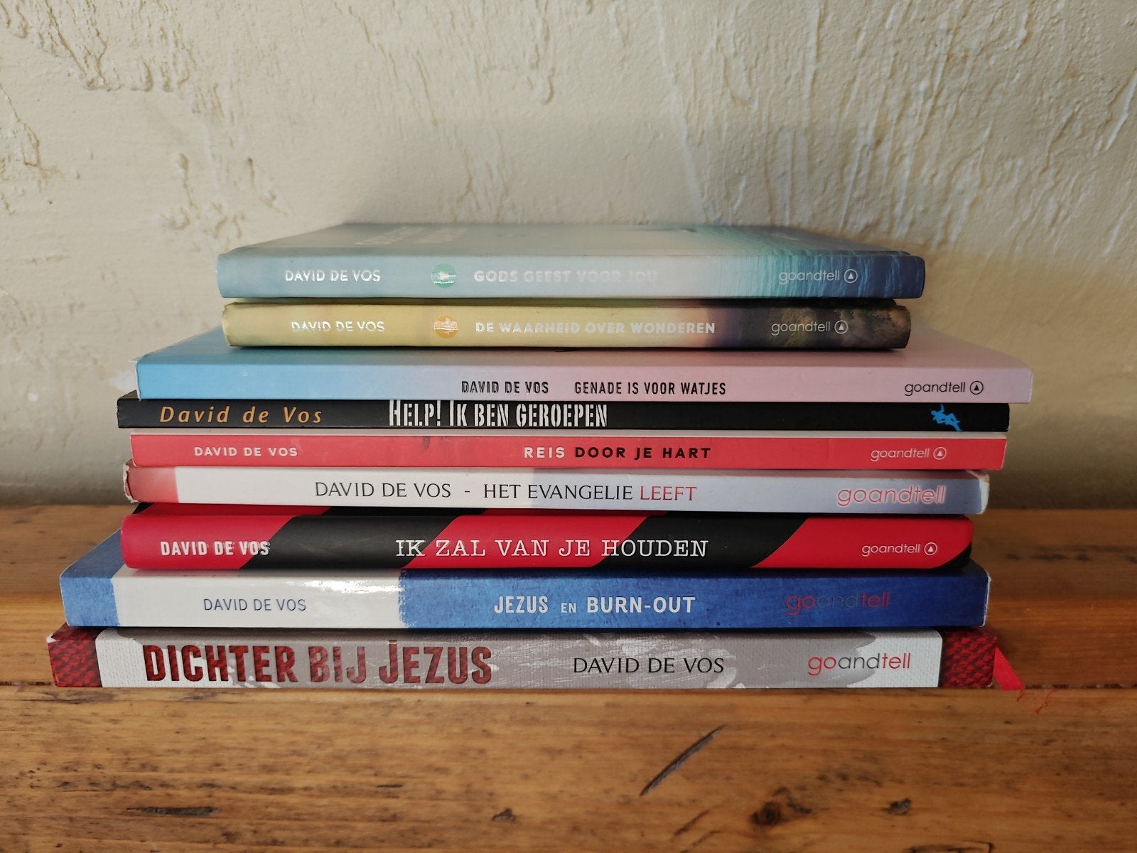 9 Boeken van David de Vos., Ophalen of Verzenden, Zo goed als nieuw