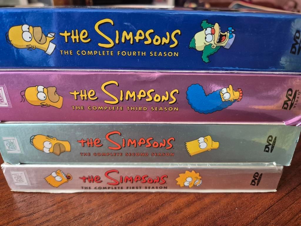 The Simpsons Seizoen 1, 2, 3 en 4 DVD Boxset, Ophalen of Verzenden